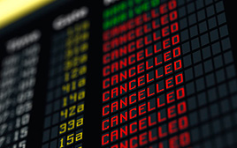 Plan ahead for flight cancellations. 